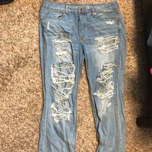 Light wash ripped jeans AMERICAN EAGLE
